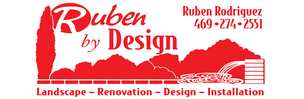 Ruben By Design Logo Landscape Services